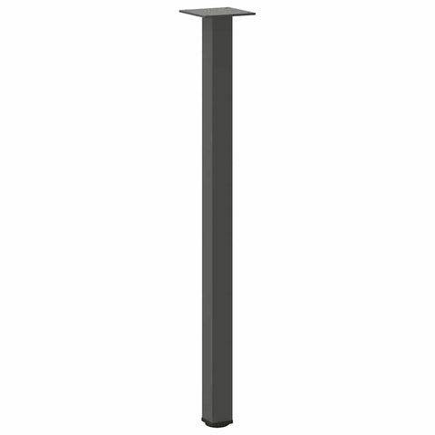 vidaXL Console Table Legs 4 pcs Anthracite 72-74 cm Steel