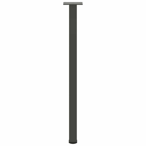 vidaXL Console Table Legs 4 pcs Anthracite 72-74 cm Steel