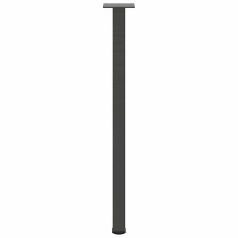 vidaXL Console Table Legs 4 pcs Anthracite 72-74 cm Steel