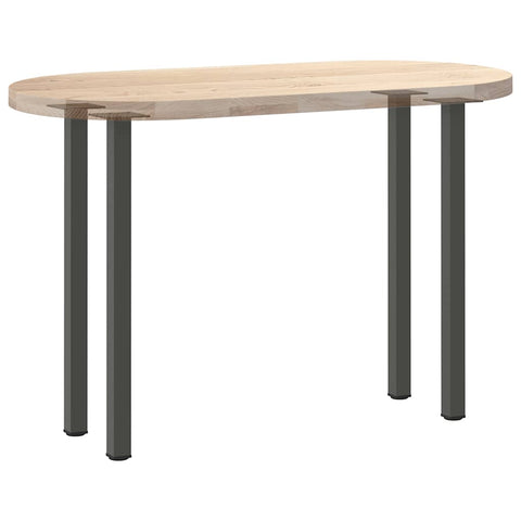 vidaXL Console Table Legs 4 pcs Anthracite 72-74 cm Steel
