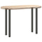 vidaXL Console Table Legs 4 pcs Anthracite 72-74 cm Steel