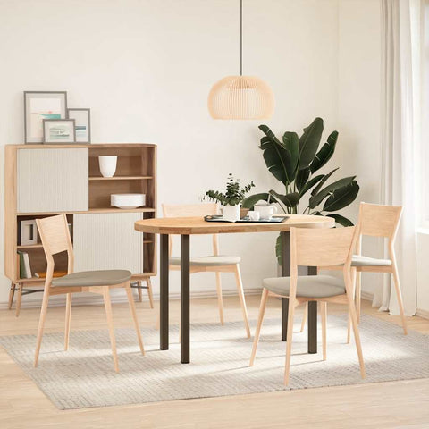 vidaXL Console Table Legs 4 pcs Natural Steel 72-74 cm Steel