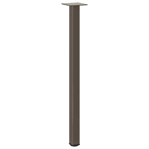 vidaXL Console Table Legs 4 pcs Natural Steel 72-74 cm Steel