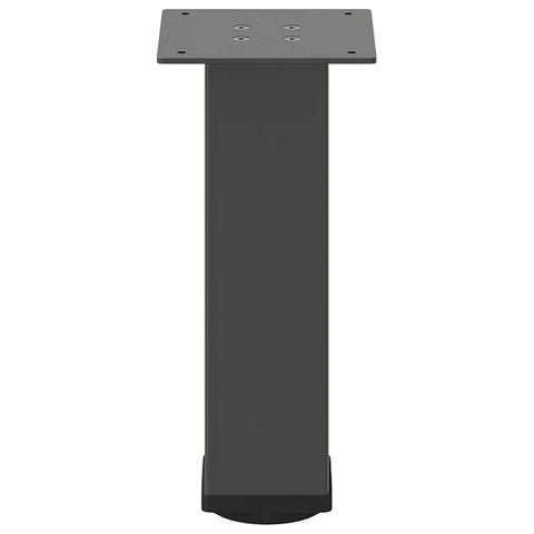 vidaXL Coffee Table Legs 4 pcs Anthracite 30-32 cm Steel