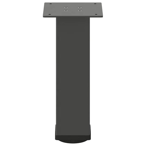 vidaXL Coffee Table Legs 4 pcs Anthracite 30-32 cm Steel