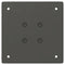 vidaXL Coffee Table Legs 4 pcs Anthracite 30-32 cm Steel