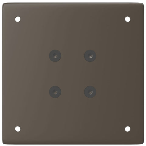 vidaXL Coffee Table Legs 4 pcs Natural Steel 30-32 cm Steel