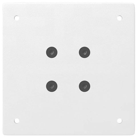 vidaXL Coffee Table Legs 4 pcs White 42-44 cm Steel