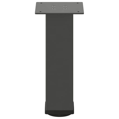vidaXL Coffee Table Legs 4 pcs Anthracite 42-44 cm Steel