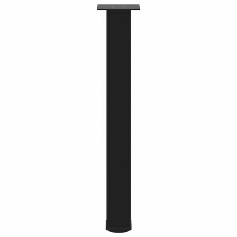 vidaXL Console Table Legs 4 pcs Black 72-74 cm Steel