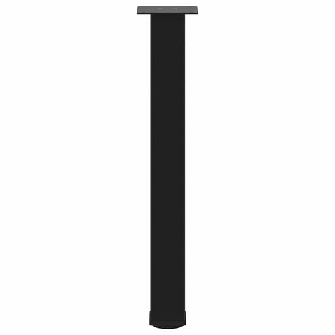 vidaXL Console Table Legs 4 pcs Black 72-74 cm Steel