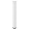 vidaXL Console Table Legs 4 pcs White 72-74 cm Steel