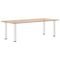 vidaXL Console Table Legs 4 pcs White 72-74 cm Steel