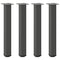 vidaXL Console Table Legs 4 pcs Anthracite 72-74 cm Steel
