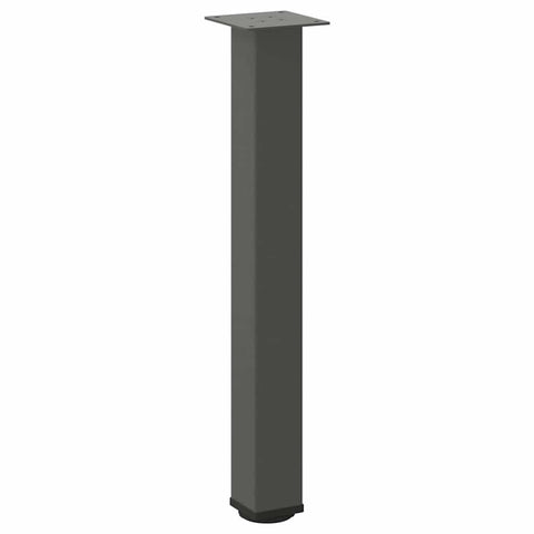 vidaXL Console Table Legs 4 pcs Anthracite 72-74 cm Steel