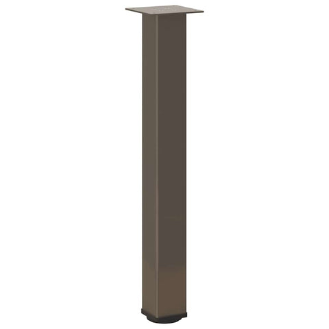 vidaXL Coffee Table Legs 4 pcs Natural Steel 72-74 cm Steel