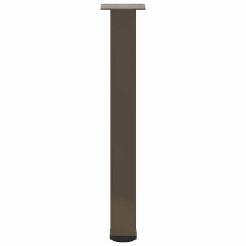 vidaXL Coffee Table Legs 4 pcs Natural Steel 72-74 cm Steel