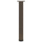 vidaXL Coffee Table Legs 4 pcs Natural Steel 72-74 cm Steel