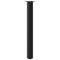 vidaXL Bar Table Legs 4 pcs Black 90-92 cm Steel