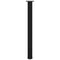vidaXL Bar Table Legs 4 pcs Black 90-92 cm Steel