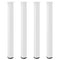 vidaXL Bar Table Legs 4 pcs White 90-92 cm Steel