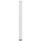 vidaXL Bar Table Legs 4 pcs White 90-92 cm Steel