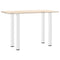 vidaXL Bar Table Legs 4 pcs White 90-92 cm Steel
