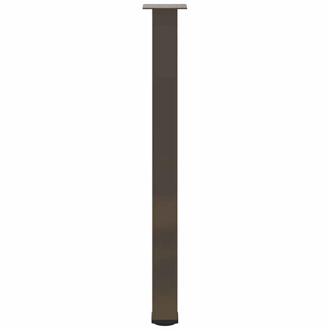 vidaXL Bar Table Legs 4 pcs Natural Steel 90-92 cm Steel