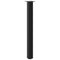 vidaXL Bar Table Legs 4 pcs Black 100-102 cm Steel