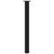 vidaXL Bar Table Legs 4 pcs Black 100-102 cm Steel