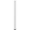vidaXL Bar Table Legs 4 pcs White 100-102 cm Steel