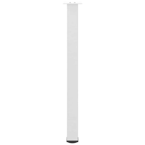 vidaXL Bar Table Legs 4 pcs White 100-102 cm Steel