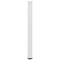 vidaXL Bar Table Legs 4 pcs White 100-102 cm Steel
