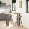 vidaXL Bar Table Legs 4 pcs Anthracite 100-102 cm Steel