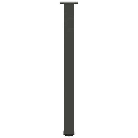 vidaXL Bar Table Legs 4 pcs Anthracite 100-102 cm Steel
