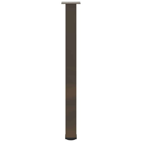 vidaXL Bar Table Legs 4 pcs Natural Steel 100-102 cm Steel