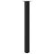 vidaXL Bar Table Legs 4 pcs Black 110-112 cm Steel