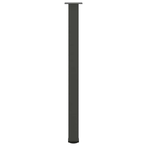 vidaXL Bar Table Legs 4 pcs Anthracite 110-112 cm Steel
