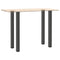 vidaXL Bar Table Legs 4 pcs Anthracite 110-112 cm Steel