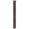 vidaXL Bar Table Legs 4 pcs Natural Steel 110-112 cm Steel