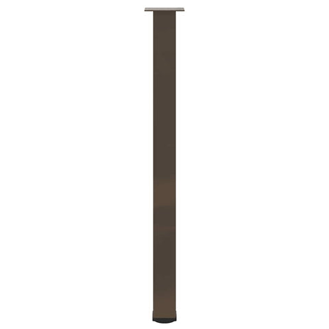 vidaXL Bar Table Legs 4 pcs Natural Steel 110-112 cm Steel