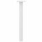 vidaXL Coffee Table Legs 4 pcs White 30 cm Steel