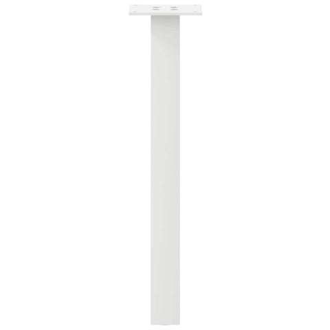 vidaXL Coffee Table Legs 4 pcs White 42 cm Steel