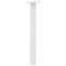 vidaXL Coffee Table Legs 4 pcs White 42 cm Steel