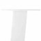 vidaXL Coffee Table Legs 4 pcs White 42 cm Steel