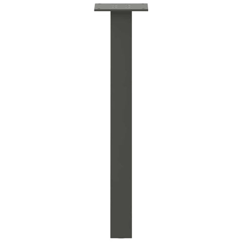 vidaXL Coffee Table Legs 4 pcs Anthracite 42 cm Steel