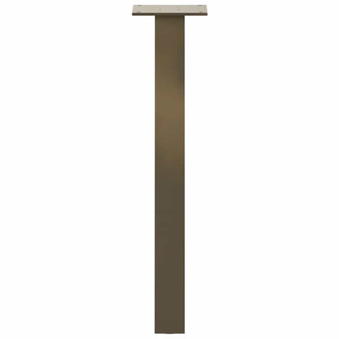 vidaXL Coffee Table Legs 4 pcs Natural Steel 42 cm Steel