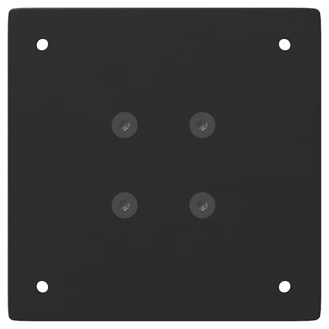 vidaXL Coffee Table Legs 4 pcs Black 72 cm Steel