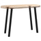 vidaXL Coffee Table Legs 4 pcs Black 72 cm Steel