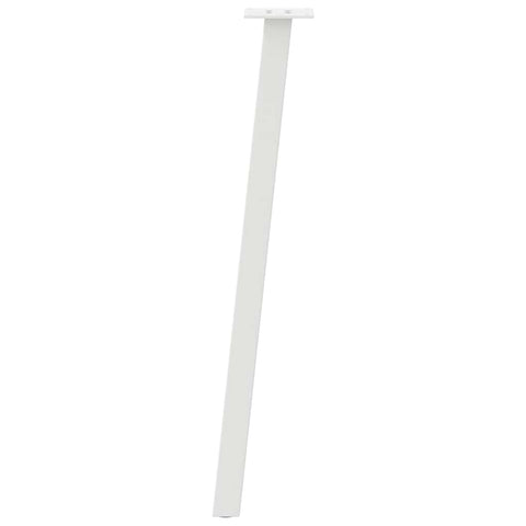 vidaXL Console Table Legs 4 pcs White 72 cm Steel